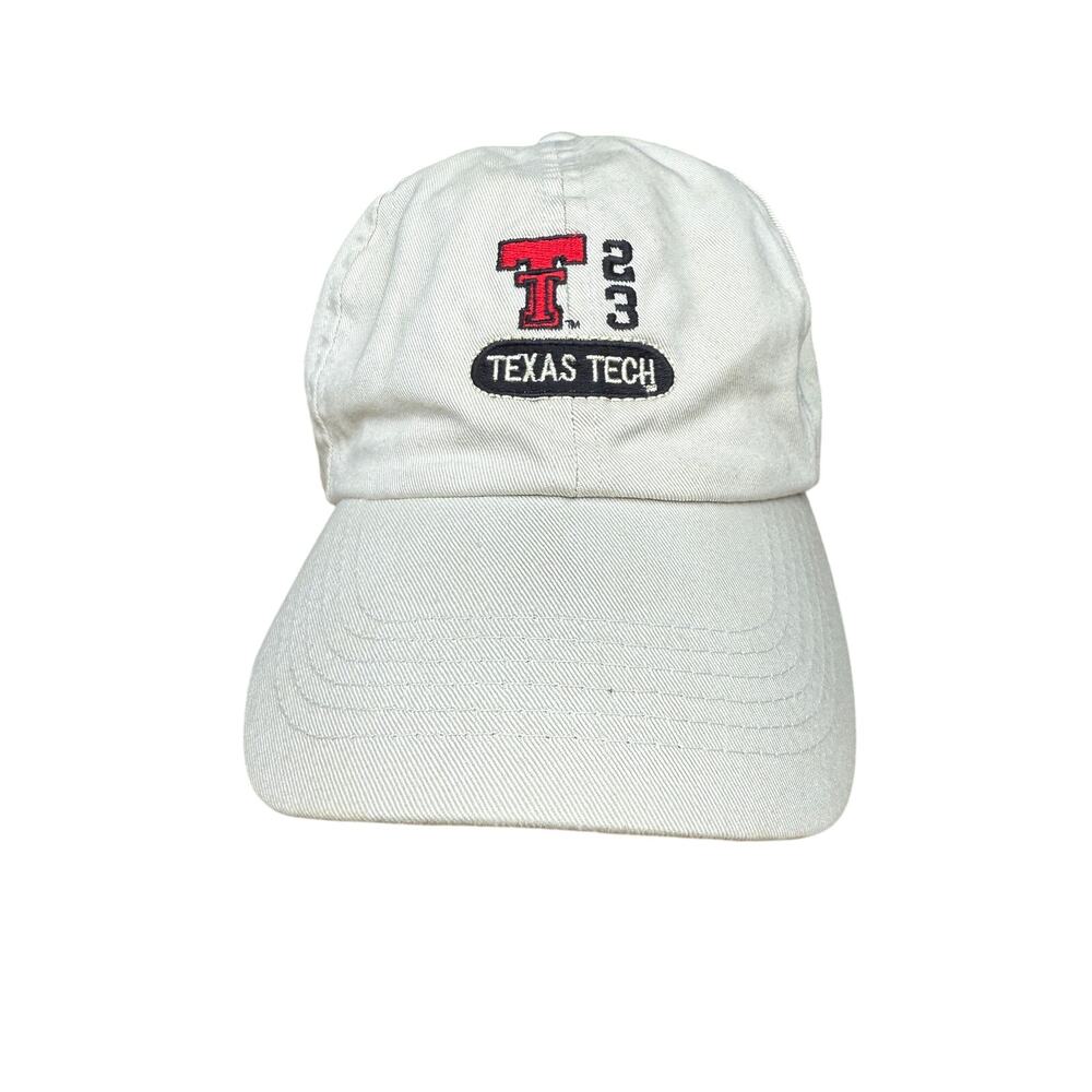 Texas Tech Red Raiders NCAA Jones‎ and Mitchell Sportswear Hat 23 White Cream